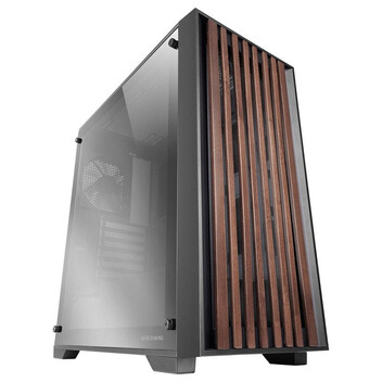 Torre PC Mars Gaming MC-WOOD Caja PC ATX Panel Frontal de Madera Cristal Cromado Ventilador FDB 12cm Torre PC Mars Gaming MC-WOOD Caja PC ATX Panel Frontal de Madera Cristal Cromado Ventilador FDB 12cm