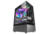 Torre PC Mars Gaming Mc-xo Semitorre Atx Doble Cristal Templado Ventilador Frgb 120mm Doble Cámara N