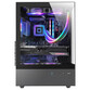 Torre PC Mars Gaming Mc-xo Semitorre Atx Doble Cristal Templado Ventilador Frgb 120mm Doble Cámara N