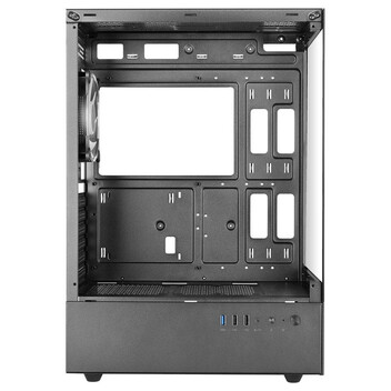 Torre PC Mars Gaming Mc-xo Semitorre Atx Doble Cristal Templado Ventilador Frgb 120mm Doble Cámara N