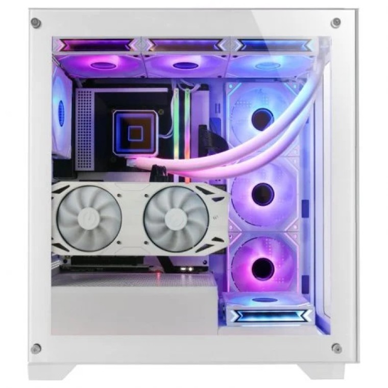 Mars Gaming MC-XP Torre Custom Doble Cristal Templado USB 3.0 Blanca