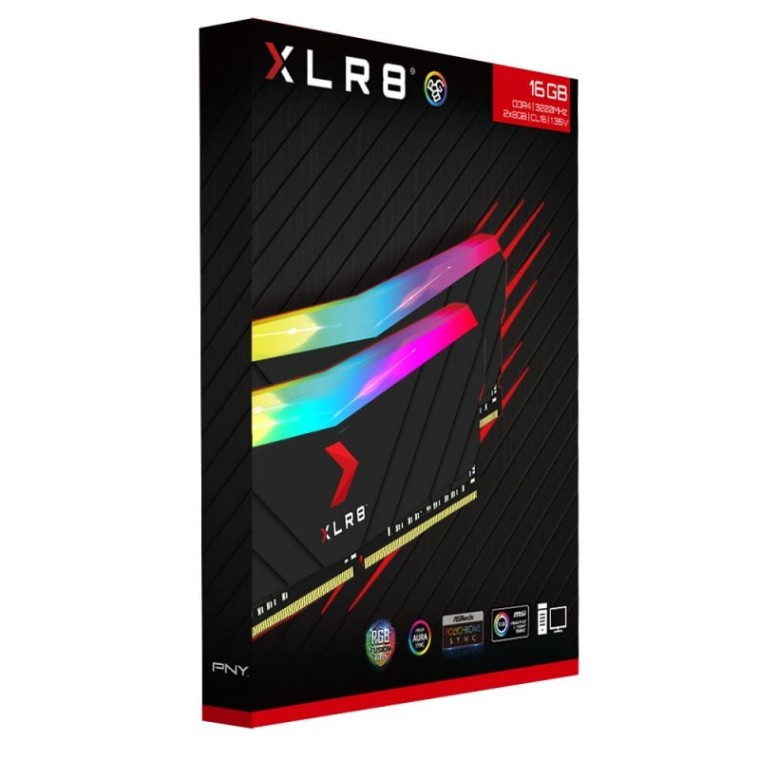 PNY XLR8 RGB DDR4 3200 PC4-25600 16GB 2x8GB CL16