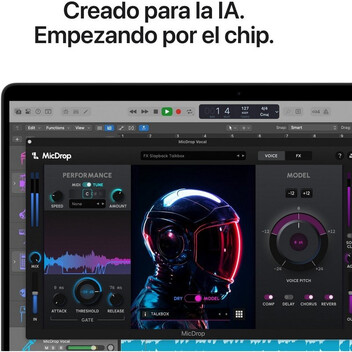 Portátil Apple MacBook Pro Apple M5 10 Núcleos/16GB/512GB SSD/GPU 10 Núcleos/14" Negro Espacial