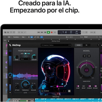 Portátil Apple MacBook Pro Apple M5 10 Núcleos/16GB/1TB SSD/GPU 10 Núcleos/14" Negro Espacial