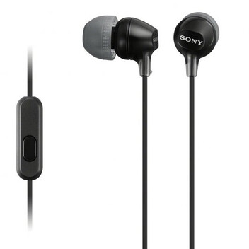 Sony MDR-EX15AP Auriculares con Micrófono Negro Sony MDR-EX15AP Auriculares con Micrófono Negro