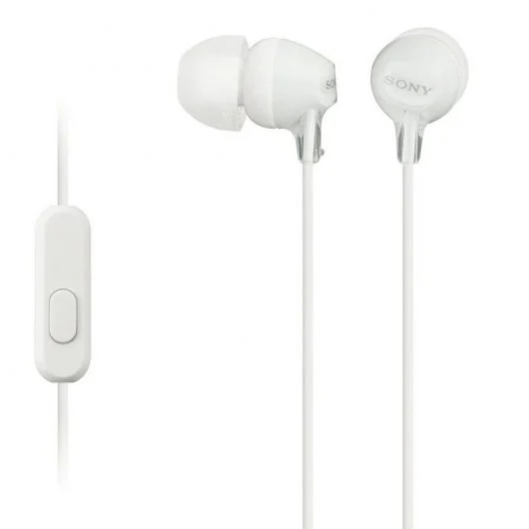 Sony MDR-EX15AP Auriculares Blancos