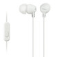Sony MDR-EX15AP Auriculares Blancos