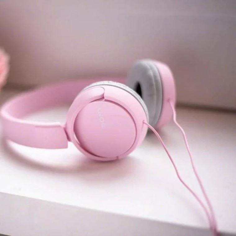 Auricular Headset Sony MDR-ZX110AP Auriculares Hifi Rosa