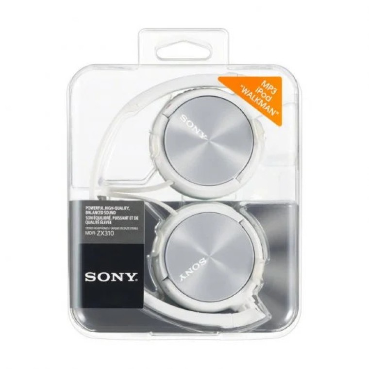 Sony MDR-ZX310AP Auriculares Blancos