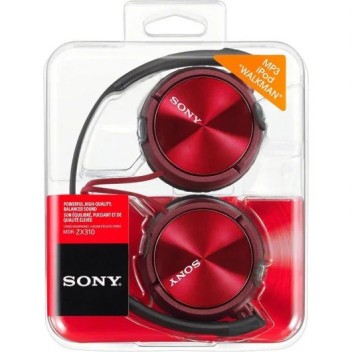 Sony MDR-ZX310 Auricular Rojo Sony MDR-ZX310 Auricular Rojo
