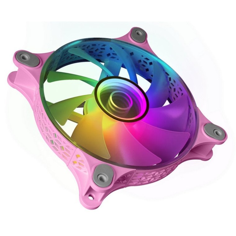 Mars Gaming MF-3D ARGB Ventilador 120mm Rosa