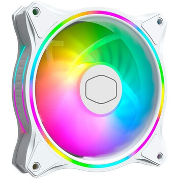 Cooler Master MasterFan MF120 Halo ARGB Ventilador 120mm Blanco Cooler Master MasterFan MF120 Halo ARGB Ventilador 120mm Blanco