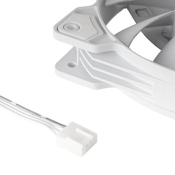 Mars Gaming MF-PWMX2 Kit 2 Ventiladores 120mm Ultra Silenciosos con Sistema Anti-vibraciones Blancos