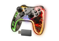 Mars Gaming MGP-24 Mando Inalámbrico 2.4GHz Neón RGB para PC/PS3/PS4/X360/Mac/Android