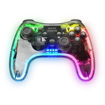 Mars Gaming MGP-BT Mando Bluetooth Multiplataforma Neón RGB + Adaptador Smartphone Mars Gaming MGP-BT Mando Bluetooth Multiplataforma Neón RGB + Adaptador Smartphone