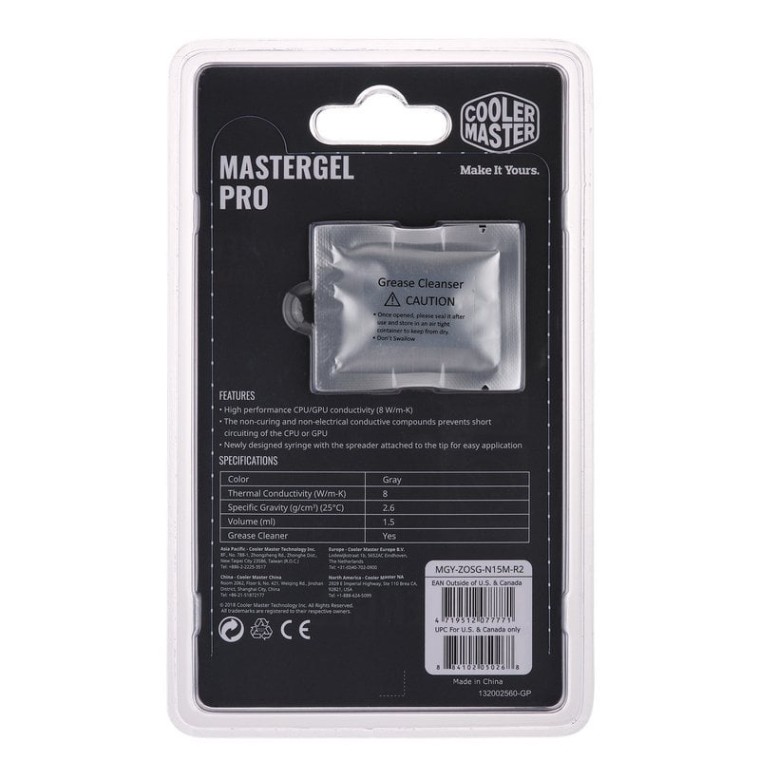 Cooler Master MasterGel Pro Pasta Térmica 1.5ml