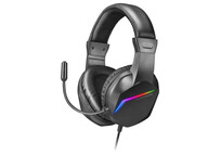 Mars Gaming MH122 Auriculares Gaming FRGB Negros
