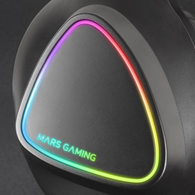 Mars Gaming MH222 Auriculares Gaming RGB Negros