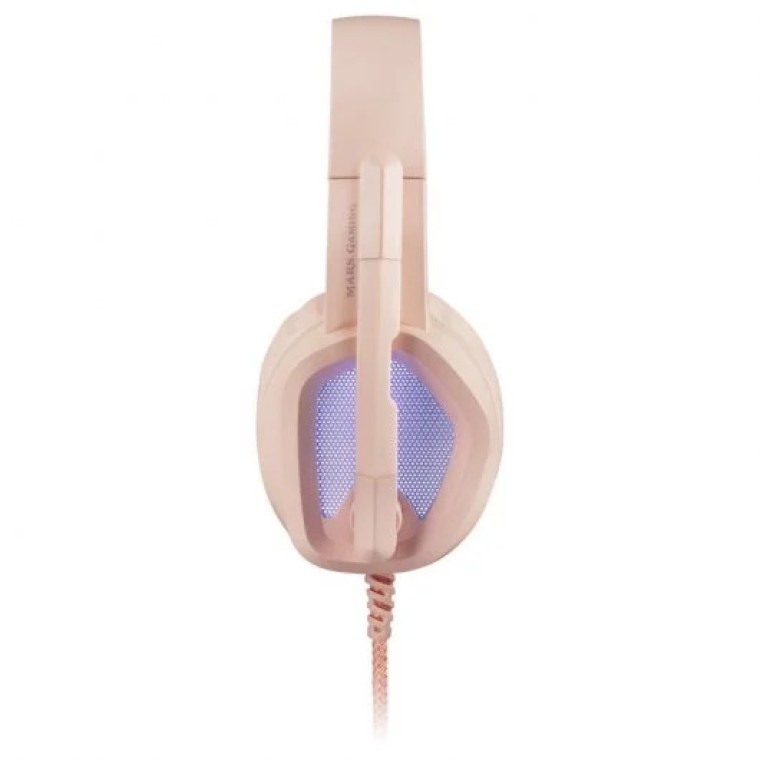 Mars Gaming MH320P Auriculares Gaming RGB Rosa