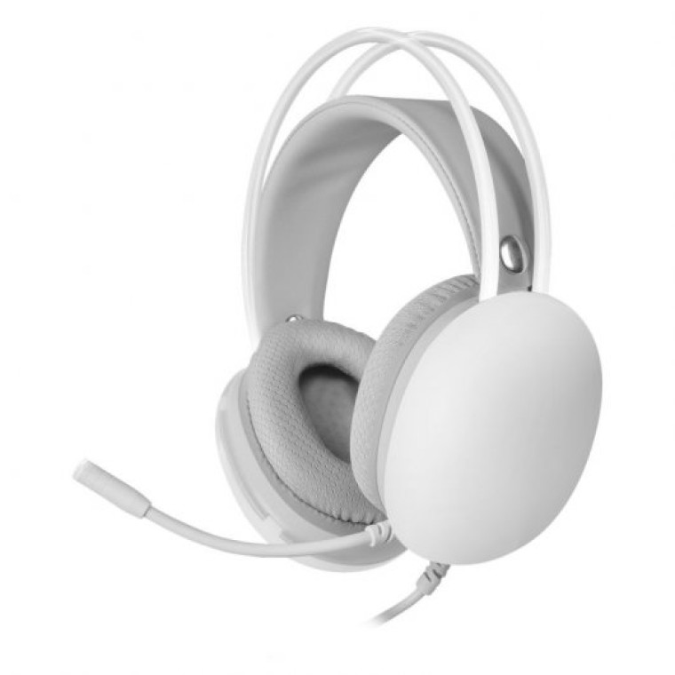 Mars Gaming MH-GLOW Auriculares Gaming 360 Full Chroma RGB Blanco