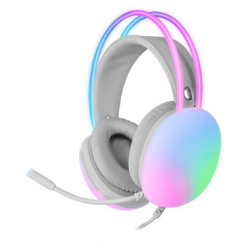 Mars Gaming MH-GLOW Auriculares Gaming 360 Full Chroma RGB Blanco Mars Gaming MH-GLOW Auriculares Gaming 360 Full Chroma RGB Blanco