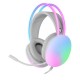 Mars Gaming MH-GLOW Auriculares Gaming 360 Full Chroma RGB Blanco