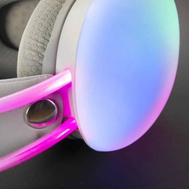 Mars Gaming MH-GLOW Auriculares Gaming 360 Full Chroma RGB Rosa