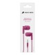 SBS Tune Auriculares con Cable y Micrófono Integrado Rosa