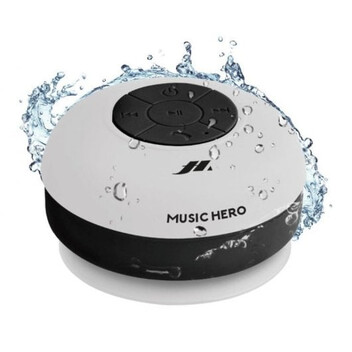 SBS Music Hero Altavoz Bluetooth para Ducha 3W Blanco