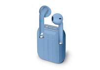 SBS Style Auriculares Inalámbricos con Estuche de Carga 300 mAh Azul