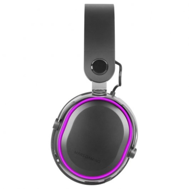 Mars Gaming MHW Auriculares Gaming 7.1 Inalámbricos Negros