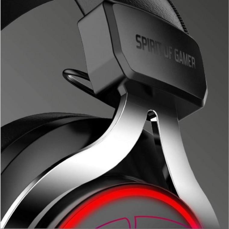 Spirit of Gamer XPERT H600 Auriculares Gaming 7.1 Negros