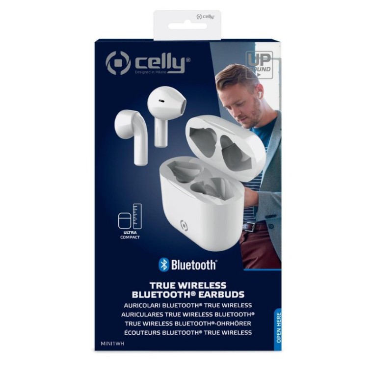 Celly Mini1 Auriculares Inalámbricos Blancos