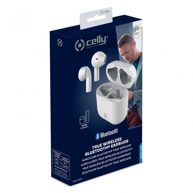 Celly Mini1 Auriculares Inalámbricos Blancos