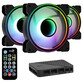 Aerocool Mirage 12 ARGB Pro Pack 3 Ventiladores 120mm ARGB + Hub H66F RGB + Control Remoto Aerocool Mirage 12 ARGB Pro Pack 3 Ventiladores 120mm ARGB + Hub H66F RGB + Control Remoto