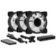 Aerocool Mirage 12 ARGB Pro Pack 3 Ventiladores 120mm ARGB + Hub H66F RGB + Control Remoto