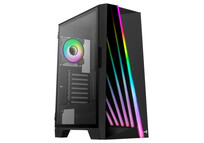 Aerocool Mirage ARGB Cristal Templado USB 3.0 Negro