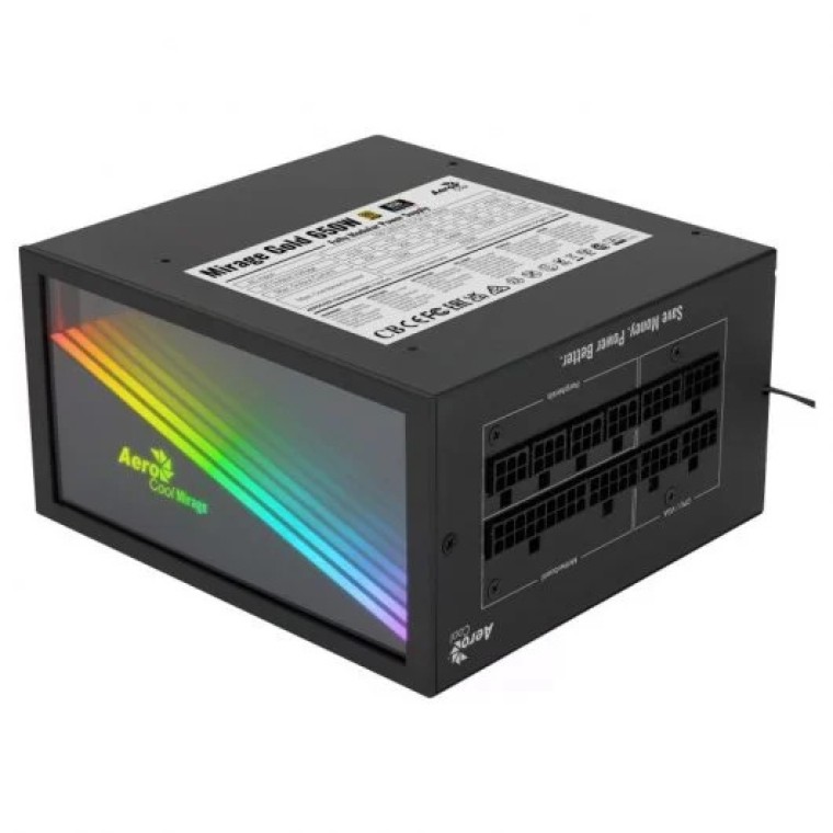 Aerocool Mirage Gold RGB 650W 80 Plus Gold Modular