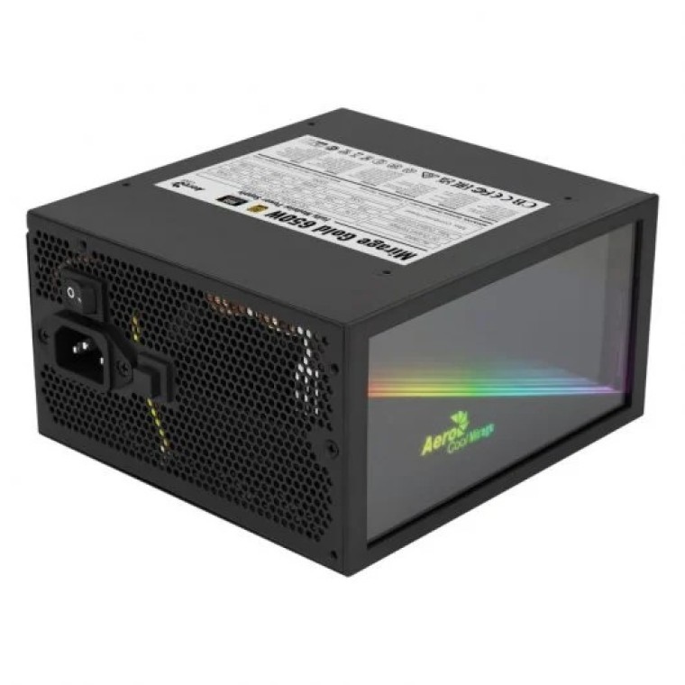 Aerocool Mirage Gold RGB 650W 80 Plus Gold Modular