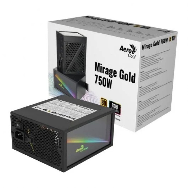 Aerocool Mirage Gold RGB 750W 80 Plus Gold