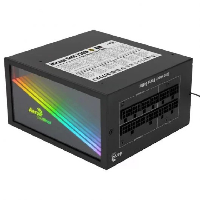 Aerocool Mirage Gold RGB 750W 80 Plus Gold Modular