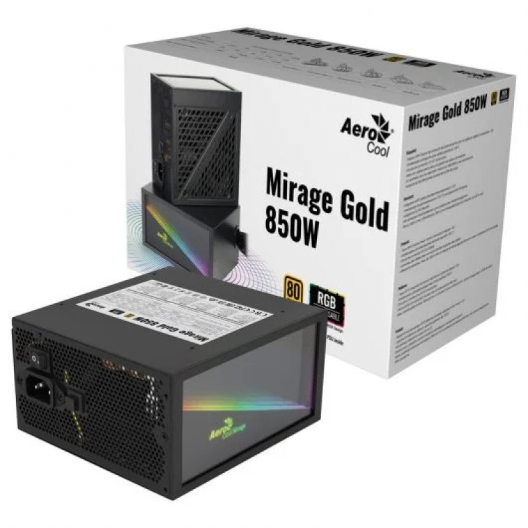 Aerocool Mirage Gold RGB 850W 80 Plus Gold