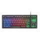 Mars Gaming MK023 TKL H-Mech Teclado Gaming FRGB Negro