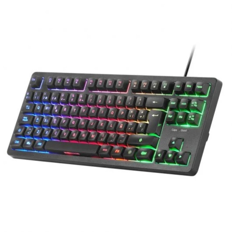 Mars Gaming MK023 TKL H-Mech Teclado Gaming FRGB Negro (FR)