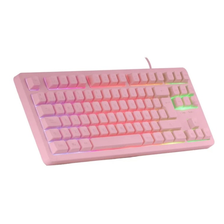 Mars Gaming MK023 TKL H-Mech Teclado Gaming FRGB Rosa