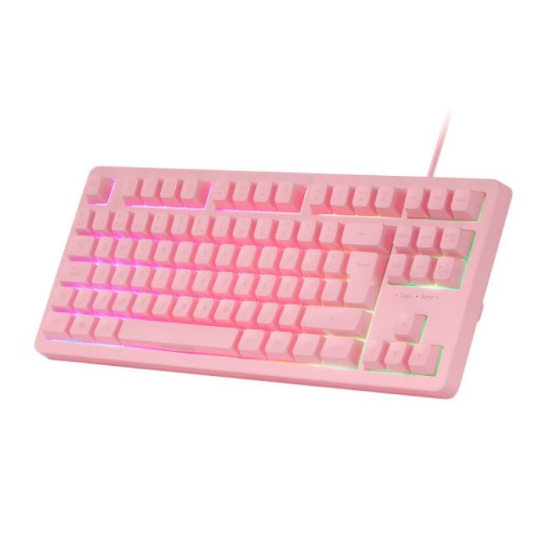 Mars Gaming MK023 TKL H-Mech Teclado Gaming FRGB Rosa