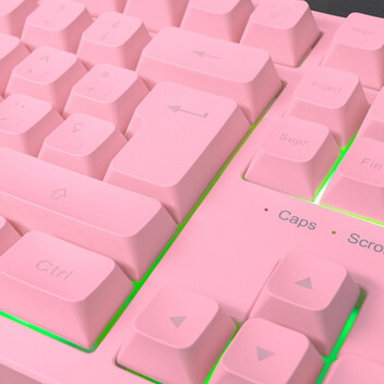 Mars Gaming MK023 TKL H-Mech Teclado Gaming FRGB Rosa Mars Gaming MK023 TKL H-Mech Teclado Gaming FRGB Rosa