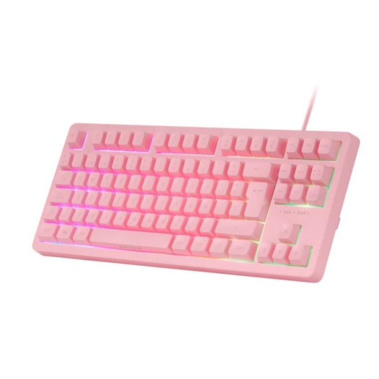 Mars Gaming MK023 TKL H-Mech Teclado Gaming FRGB Rosa (FR)