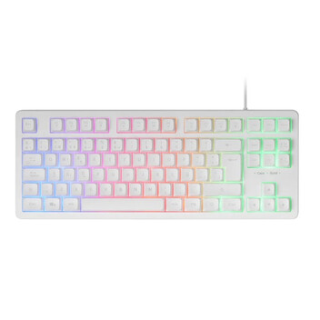 Mars Gaming MK023 TKL H-Mech Teclado Gaming FRGB Blanco Mars Gaming MK023 TKL H-Mech Teclado Gaming FRGB Blanco