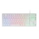 Mars Gaming MK023 TKL H-Mech Teclado Gaming FRGB Blanco